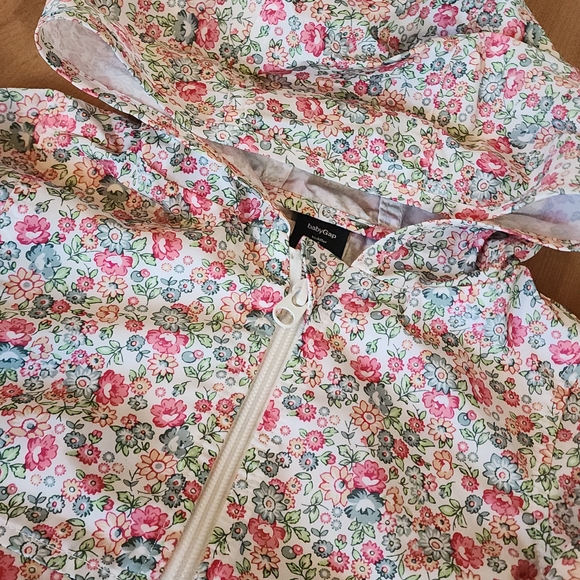 Floral Kids Jacket with Hood - Picture 4 of 7